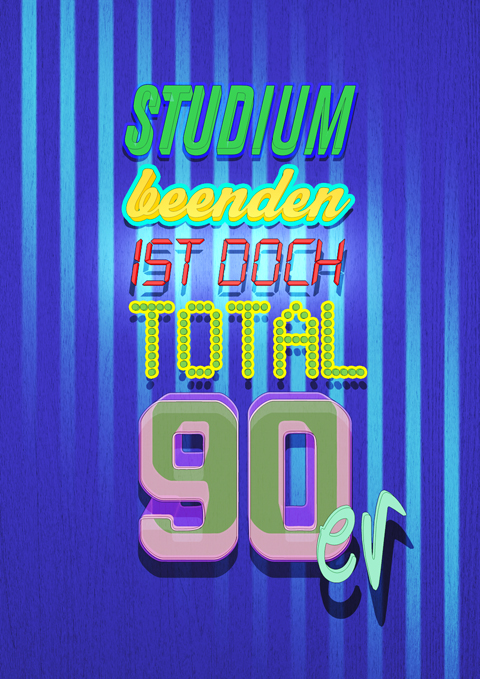 90s poster design